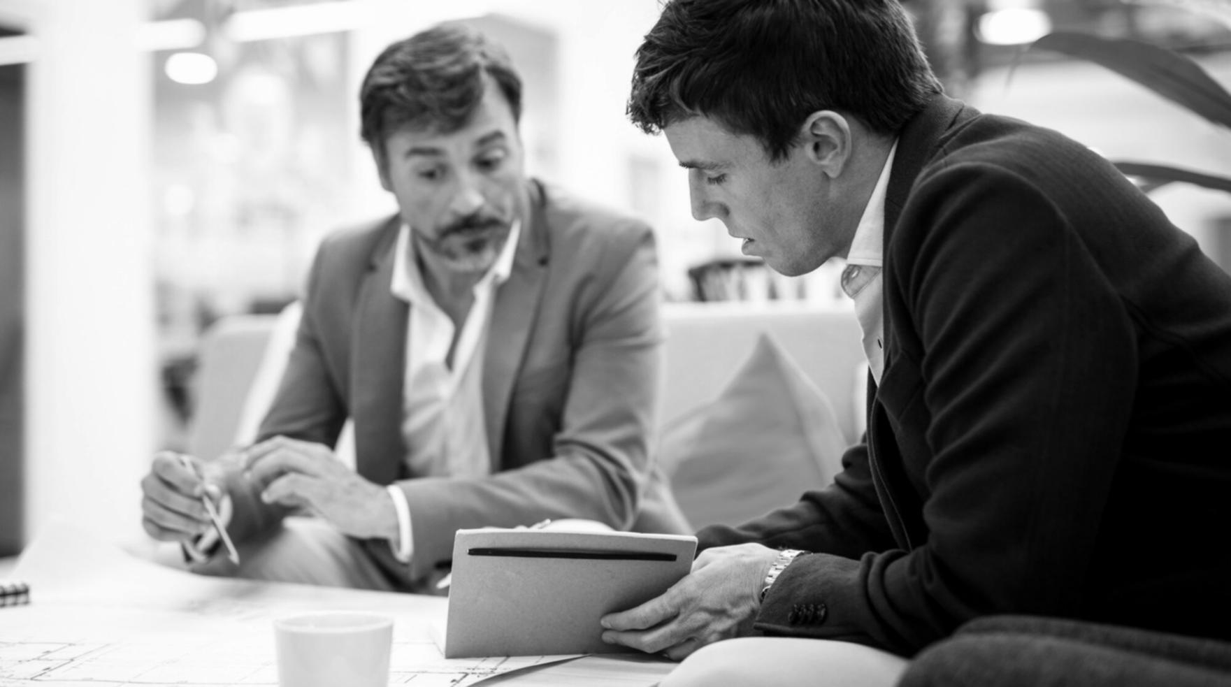 Financial planning workspace with goal-setting materials